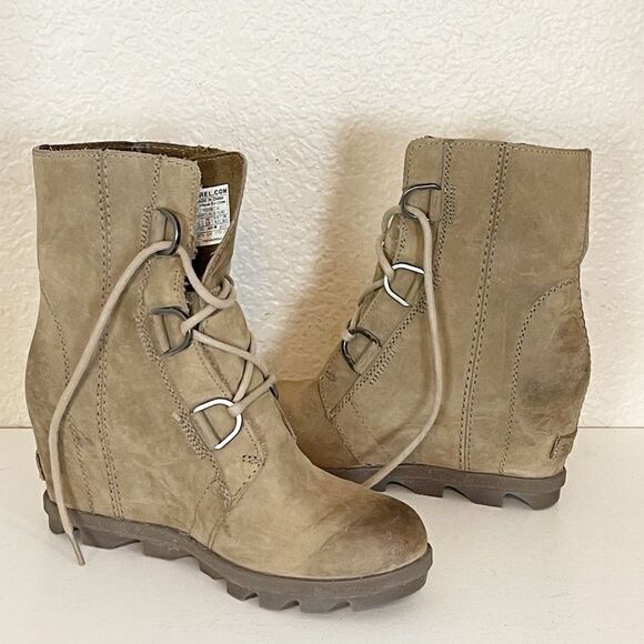 Sorel Joan of Arc wedge bootie combat boots 7.5 - Picture 16 of 16